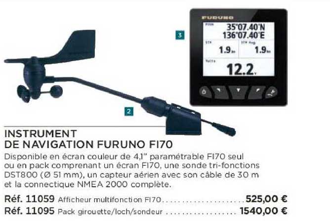 instrument de navigation furuno fi70