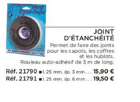 joint d'étanchéité