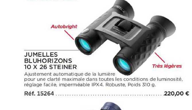 jumelles bluhorizons 10 x 26 steiner