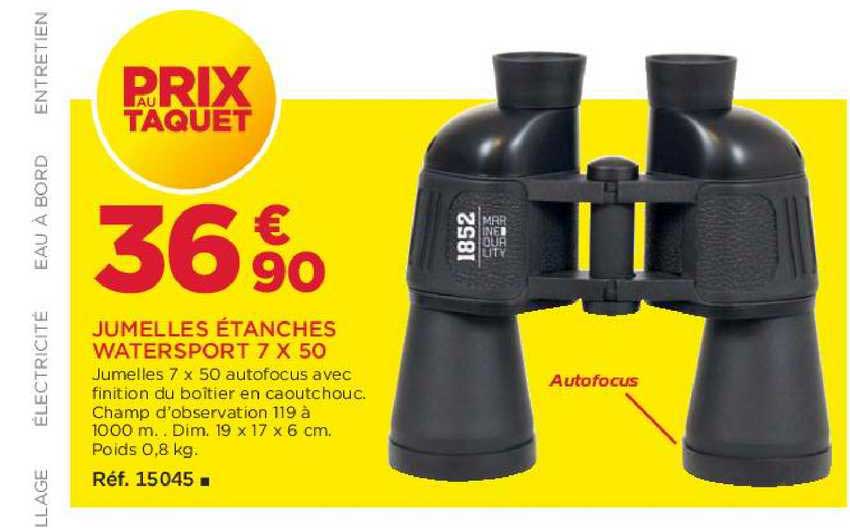 jumelles étanches watersport 7 x 50