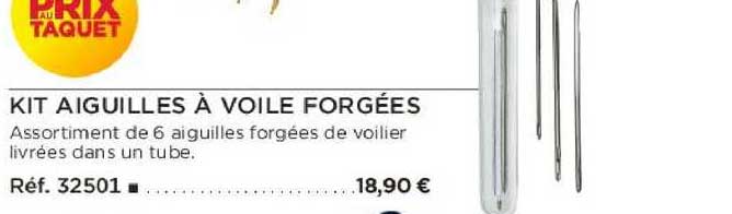 Kit Aiguilles à Voile Forgées