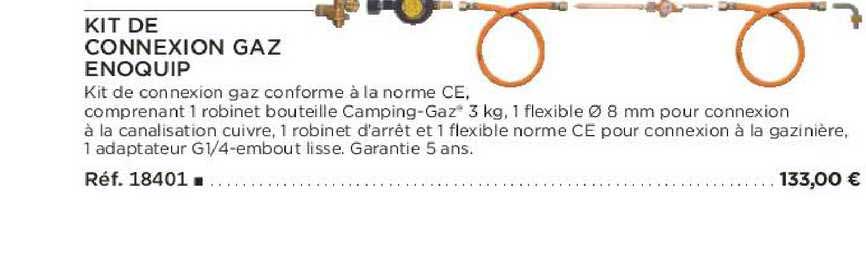 Kit De Connexion Gaz Enoqiup
