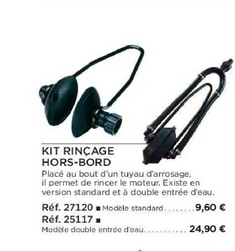kit rinçage hors-bord