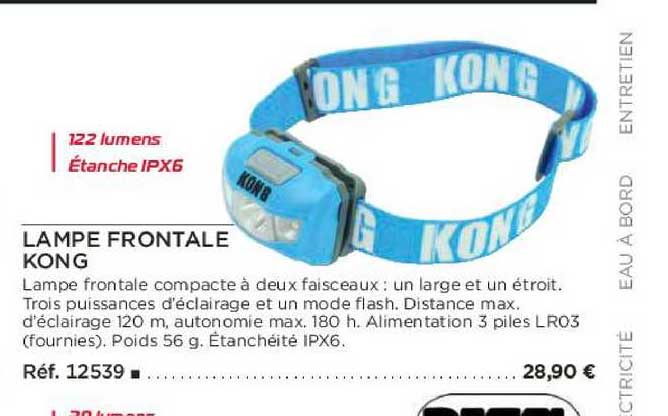 lampe frontale kong