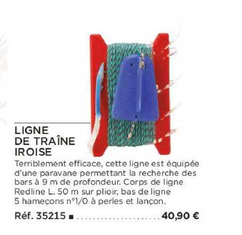 ligne de traîne iroise