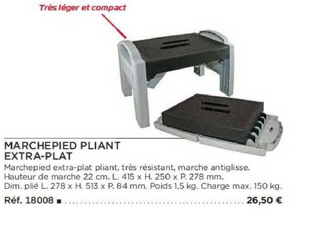 marchepied pliant extra-plat