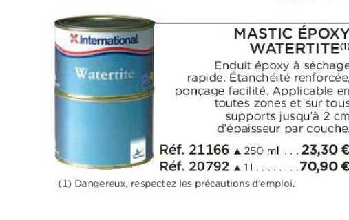 mastic époxy watertite
