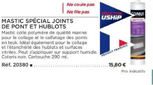 mastic spécial joints de pont et hublots