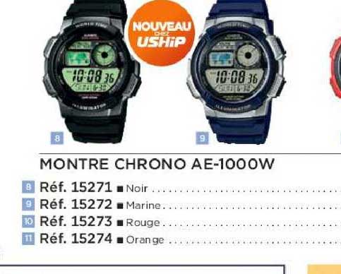 montre chrono ae-1000w