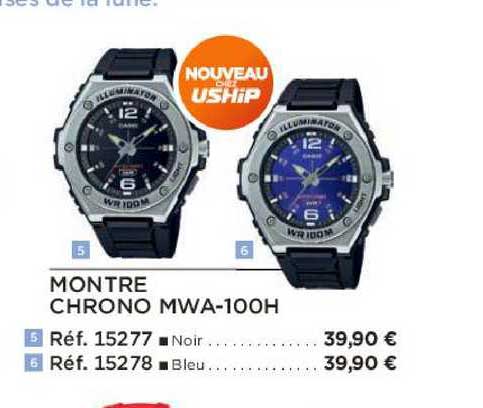 montre chrono mwa-100h