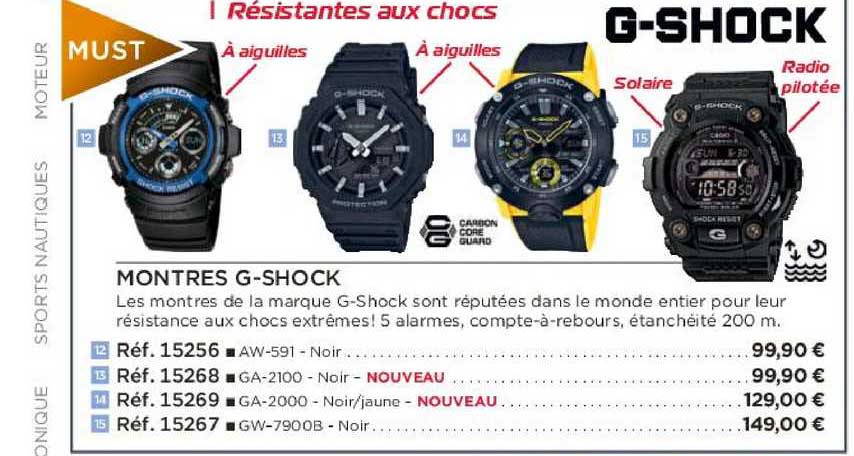 montres g-shock