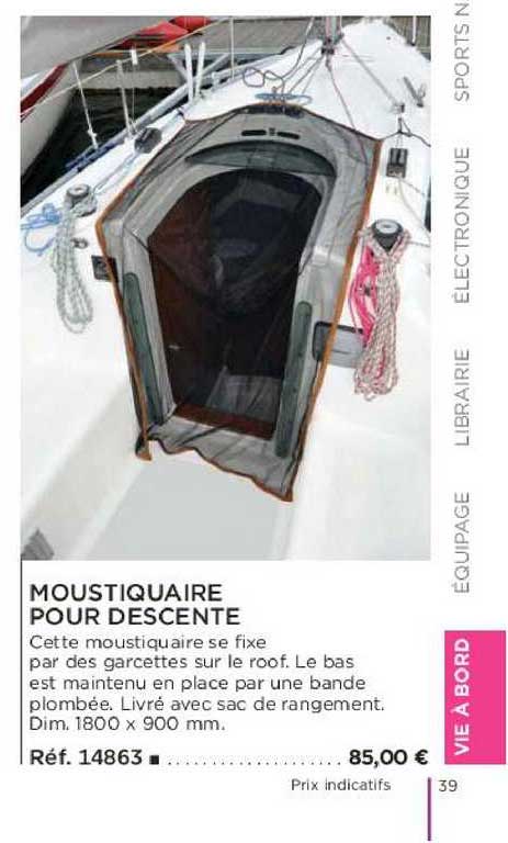 moustiquaire pour descente