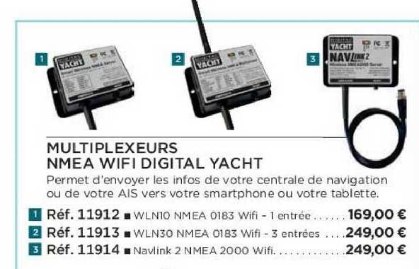 multiplexeurs nmea wifi digital yacht