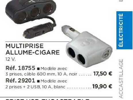 multiprise allume-cigare