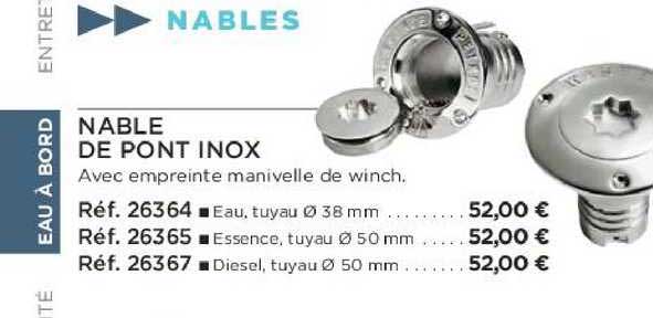 nable de pont inox