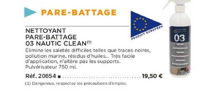 nettoyant pare-battage 03 nautic clean