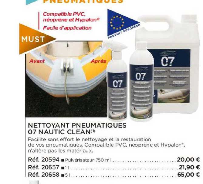 nettoyant pneumatiques 07 nautic clean