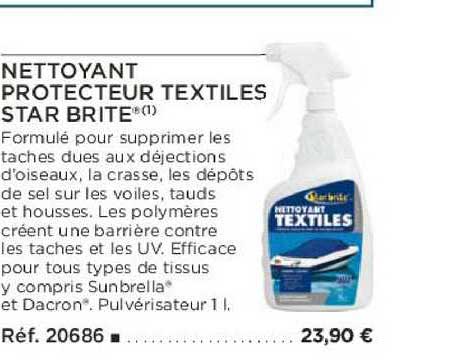 nettoyant protecteur textiles star brite