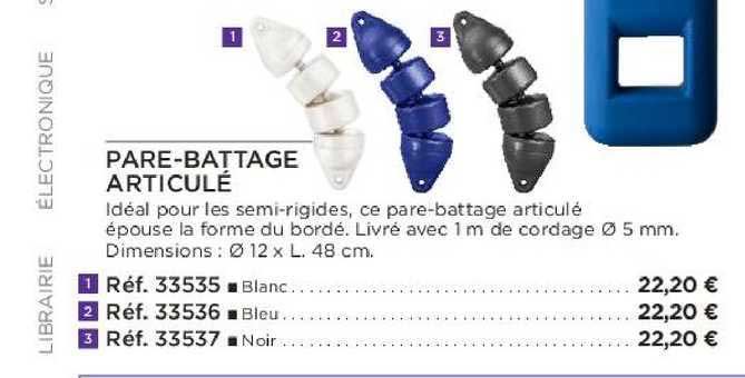 pare-battage articulé