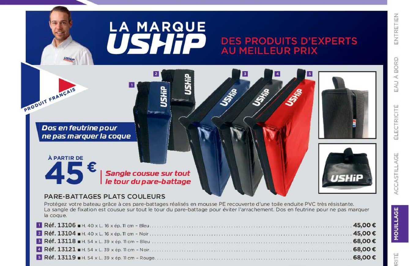 pare-battages plats couleurs