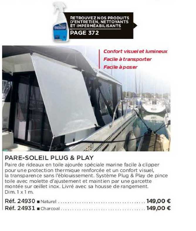 pare-soleil plug&play