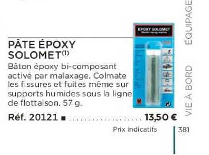 pâte époxy solomet