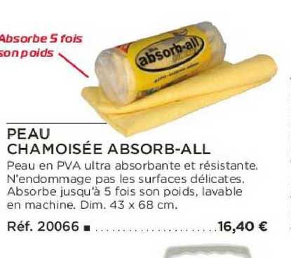 peau chamoisée absorb-all