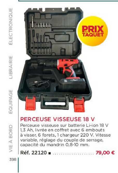 Perceuse Visseuse 18v