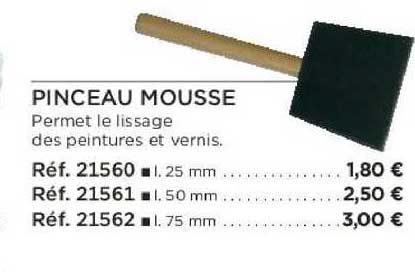 Pinceau Mousse