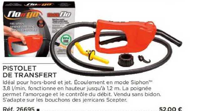 pistolet de transfert