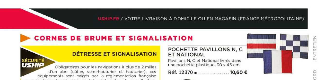 pochette pavillons n. c et national