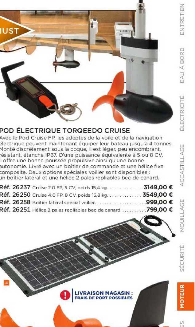 Pod électrique Torqueedo Cruise