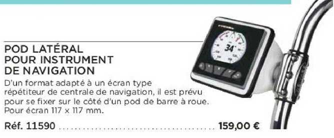 pod latéral pour instrument de navigation