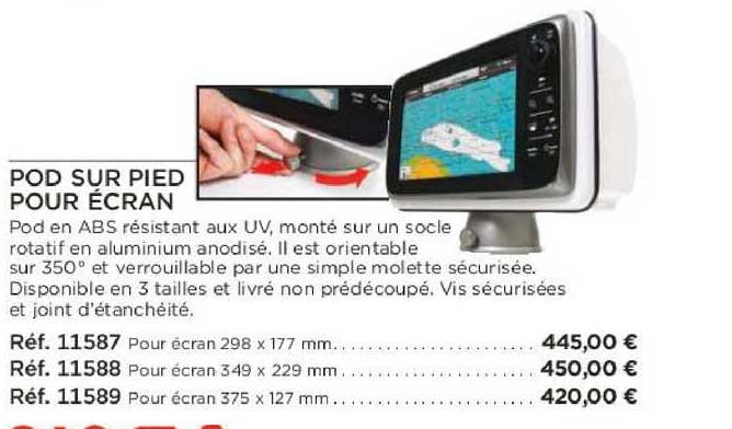 pod sur pied pour écran