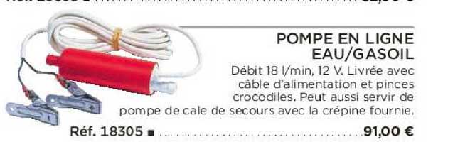 pompe en ligne eau gasoil