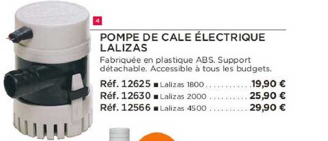 pompes de cale électrique lalizas