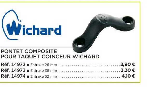 pontet composite pour taquet coinceur wichard