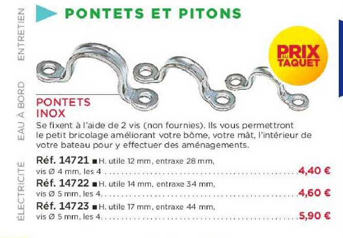pontets inox