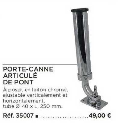 porte-canne articulé de pont