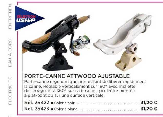 porte-canne attwood ajustable