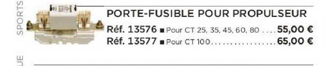 porte-fusible pour propulseur
