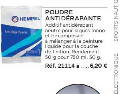 poudre antidérapante