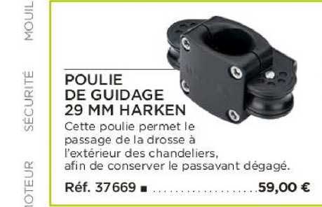 poulie de guidage 29 mm harken
