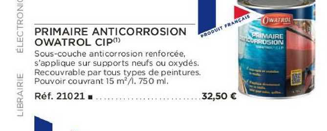 primaire anticorrosion owatrol cip