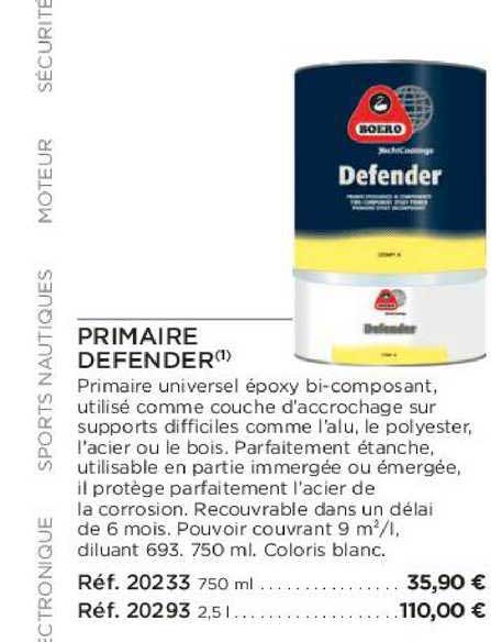 primaire defender