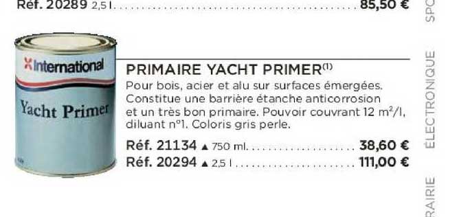 primaire yacht primer