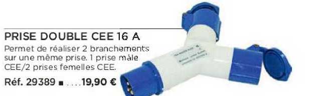 prise double cee 16 a