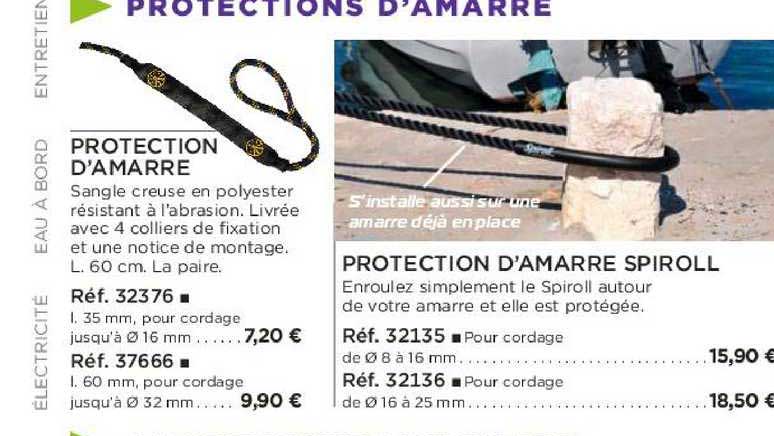 protection d'amarre protection d'amarre spiroll