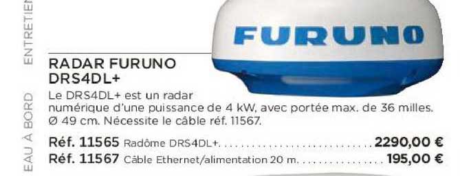 radar furuno drs4dl+