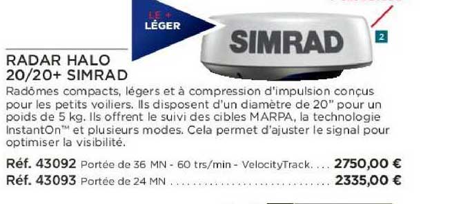 radar halo 20 20+ simrad
